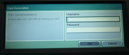Inputs 'Username' and 'Password'